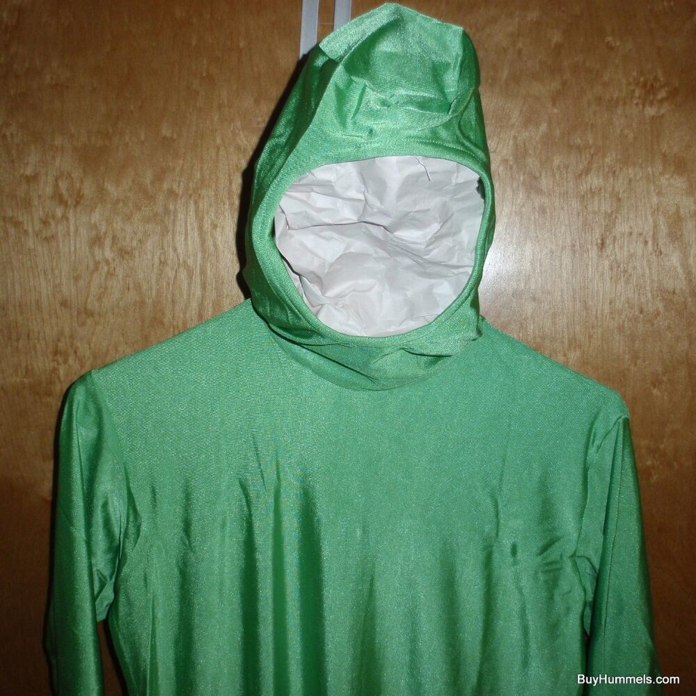 2nd Skin Alien Green SEXY BODYSUIT ZENTAI GIMP Green Screen Costume Halloween! - Picture 3 of 7